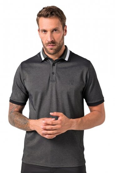 JAY-PI Quickdry Two-Tone Golf Poloshirt Black - Polokošele - Polokošele 2XL-8XL