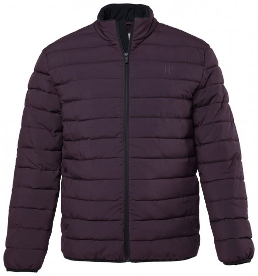 JP1880 828991 Prešívaná bunda so stojačikom Slivková - Bundy - Bundy Nadmerné Veľkosti 2XL-8XL