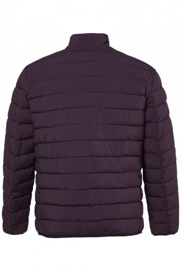 JP1880 828991 Prešívaná bunda so stojačikom Slivková - Bundy - Bundy Nadmerné Veľkosti 2XL-8XL