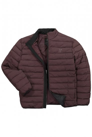 JP1880 828991 Prešívaná bunda so stojačikom Slivková - Bundy - Bundy Nadmerné Veľkosti 2XL-8XL