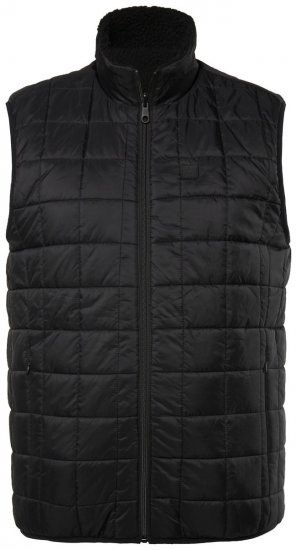 Jay-Pi 829716 Vesta obojstranná s teddy Čierna - Bundy - Bundy Nadmerné Veľkosti 2XL-8XL