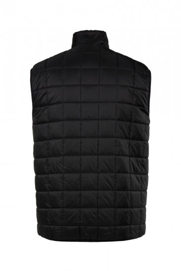 Jay-Pi 829716 Vesta obojstranná s teddy Čierna - Bundy - Bundy Nadmerné Veľkosti 2XL-8XL
