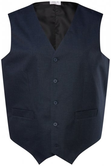 Men+ 665 Sevilla Vesta k obleku Tmavomodrá - Obleky - Obleky 2XL-8XL