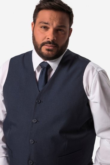 Men+ 665 Sevilla Vesta k obleku Tmavomodrá - Obleky - Obleky 2XL-8XL