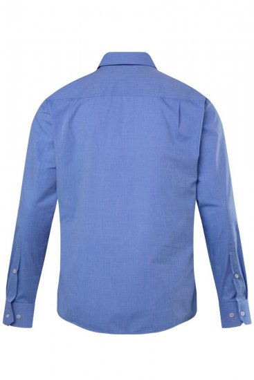Men+ 753 Business košeľa s dlhým rukávom s klasickým golierom Svetlomodrá - Košele - Košele 2XL-10XL