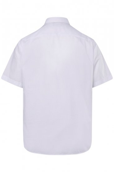 Men+ 756 Business košeľa s krátkym rukávom s klasickým golierom Biela - Košele - Košele 2XL-10XL