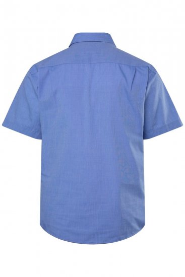 Men+ 756 Business košeľa s krátkym rukávom s klasickým golierom Svetlomodrá - Košele - Košele 2XL-10XL