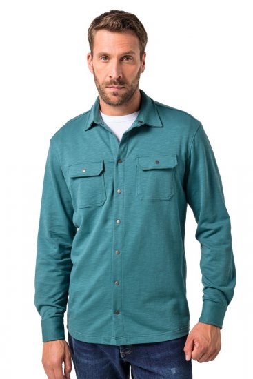 JP1880 Jersey Shirt Long Sleeve Modern Fit Blue - Košele - Košele 2XL-10XL
