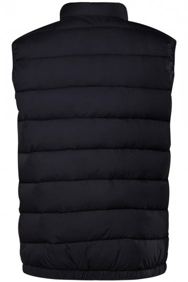 Men+ 578 Vesta prešívaná so stojačikom Tmavomodrá - Bundy - Bundy Nadmerné Veľkosti 2XL-8XL
