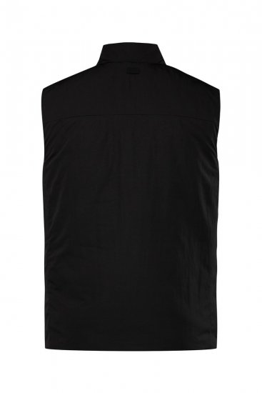 STHUGE 831824 Vesta prešívaná z recyklovaného materiálu Čierna - Bundy - Bundy Nadmerné Veľkosti 2XL-8XL