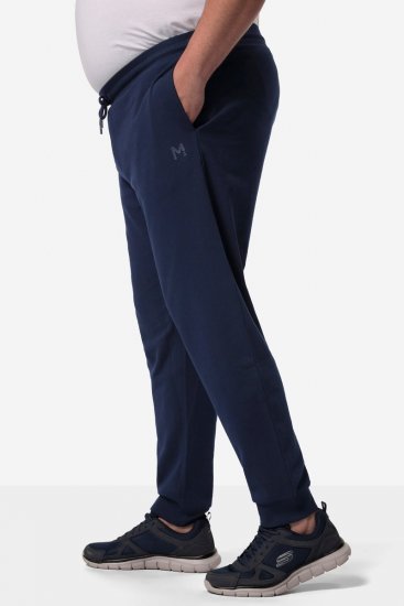 Men+ 111 Tepláky bellyfit Tmavomodrá - Tepláky & teplákové kraťasy - Tepláky & Teplákové kraťasy - 2XL-12XL