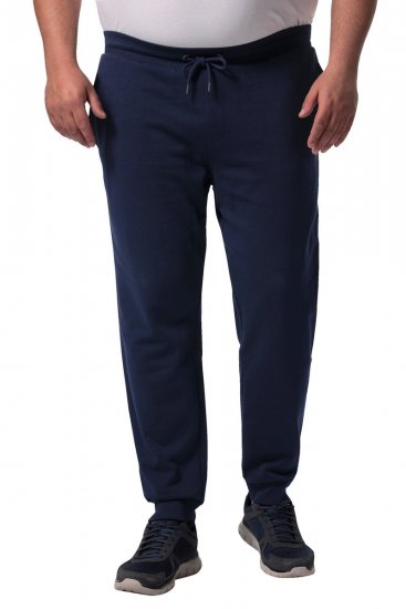 Men+ 111 Tepláky bellyfit Tmavomodrá - Tepláky & teplákové kraťasy - Tepláky & Teplákové kraťasy - 2XL-12XL