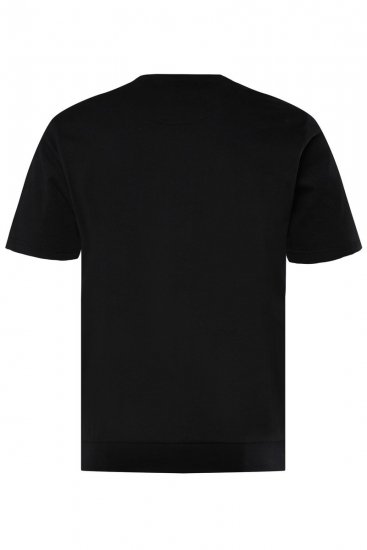 Men+ 148 Tričko bellyfit Mikuláš na motorke Čierna - Tričká - Nadrozmerné tričká - 2XL-14XL