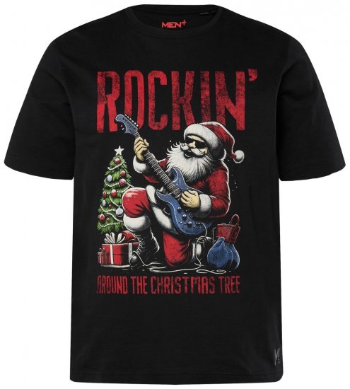 Men+ 180 Tričko Rockin' Čierna - Tričká - Nadrozmerné tričká - 2XL-14XL