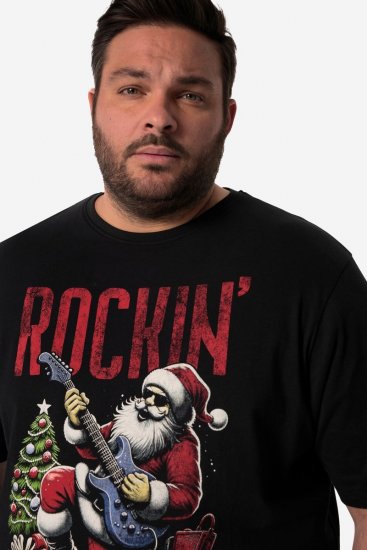 Men+ 180 Tričko Rockin' Čierna - Tričká - Nadrozmerné tričká - 2XL-14XL
