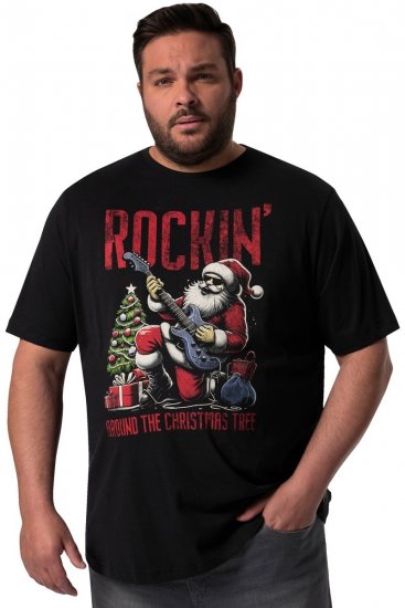 Men+ 180 Tričko Rockin' Čierna - Tričká - Nadrozmerné tričká - 2XL-14XL