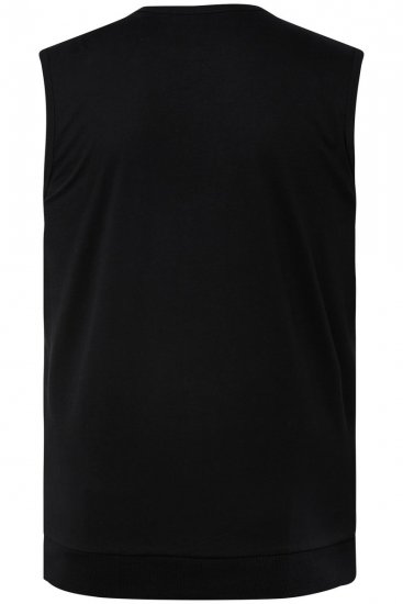 Men+ 248 Tričko bez rukávov bellyfit Čierna - Tričká - Nadrozmerné tričká - 2XL-14XL