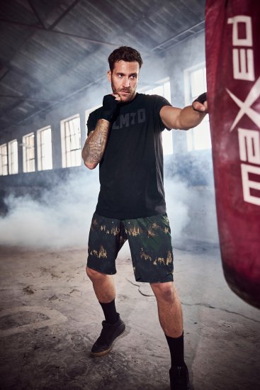 JP1880 Jay-Pi Bermuda QuickDry Mesh Fitness Shorts Khaki - Športové oblečenie - Sportovní Oblečení 2XL-10XL