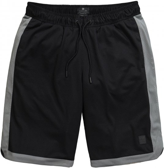 JP1880 Jay-Pi Bermuda QuickDry Mesh Fitness Shorts Black - Športové oblečenie - Sportovní Oblečení 2XL-10XL