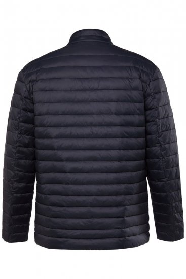 Boston Park 416 Prešívaná bunda so stojačikom Tmavomodrá - Bundy - Bundy Nadmerné Veľkosti 2XL-8XL