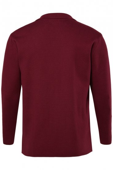 Boston Park 747 Flexlastic Pletené sako Baklažánová - Obleky - Obleky 2XL-8XL
