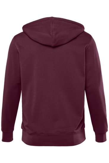 Men+ 851 Mikina s kapucňou na zips Slivková - Mikiny & mikiny bez kapucne - Mikiny & Mikiny s Kapucňou 2XL-12XL