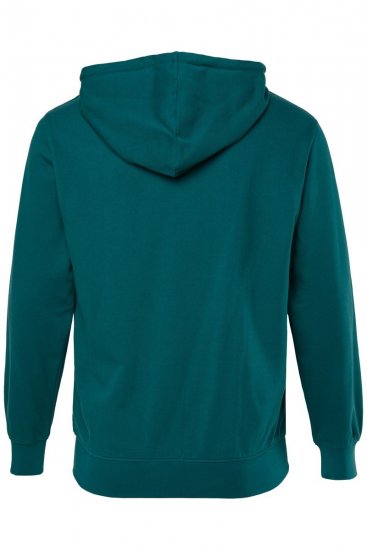 Men+ 851 Mikina s kapucňou na zips Jedľovo zelená - Mikiny & mikiny bez kapucne - Mikiny & Mikiny s Kapucňou 2XL-12XL