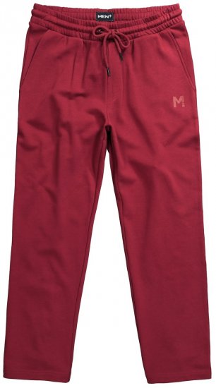 Men+ 852 Tepláky Vínovo červená - Tepláky & teplákové kraťasy - Tepláky & Teplákové kraťasy - 2XL-12XL