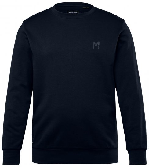 Men+ 865 Mikina Tmavomodrá - Mikiny & mikiny bez kapucne - Mikiny & Mikiny s Kapucňou 2XL-12XL