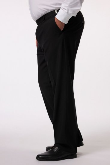 Men+ 065 Porto Nohavice k obleku Čierna - Obleky - Obleky 2XL-8XL