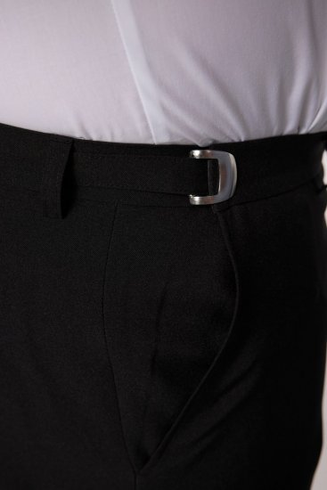 Men+ 065 Porto Nohavice k obleku Čierna - Obleky - Obleky 2XL-8XL