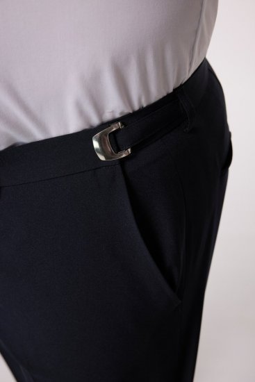 Men+ 065 Porto Nohavice k obleku Tmavomodrá - Obleky - Obleky 2XL-8XL