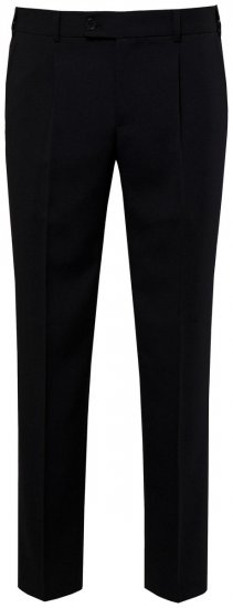 Men+ 066 Porto Nohavice k obleku bellyfit Čierna - Obleky - Obleky 2XL-8XL