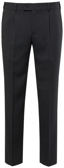 Men+ 066 Porto Nohavice k obleku bellyfit Sivá - Obleky - Obleky 2XL-8XL