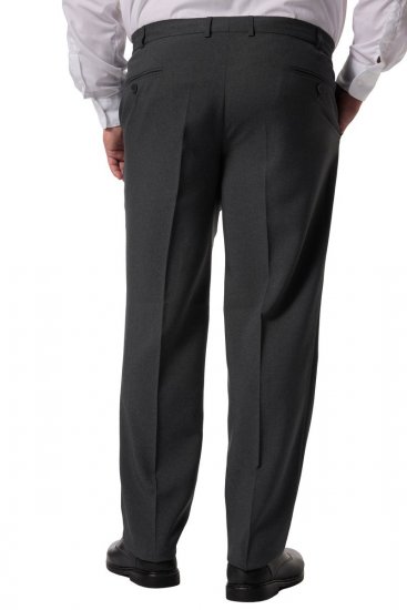 Men+ 066 Porto Nohavice k obleku bellyfit Sivá - Obleky - Obleky 2XL-8XL