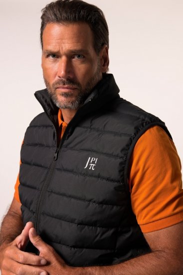 Jay-Pi 835324 Skladacia prešívaná vesta Čierna - Bundy - Bundy Nadmerné Veľkosti 2XL-8XL