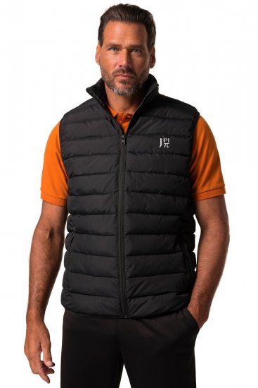 Jay-Pi 835324 Skladacia prešívaná vesta Čierna - Bundy - Bundy Nadmerné Veľkosti 2XL-8XL