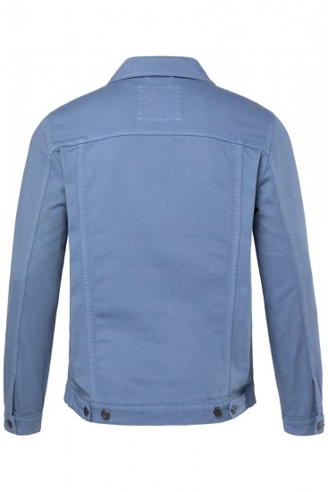 Men+ 446 Džínsová bunda s náprsnými vreckami Denimová modrá - Bundy - Bundy Nadmerné Veľkosti 2XL-8XL
