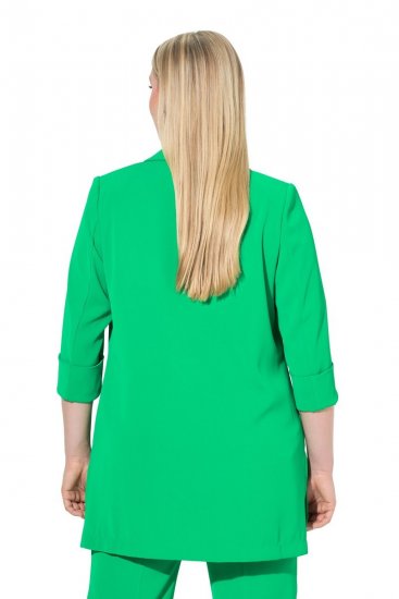 Ulla Popken 836165 Dlhé sako s 3/4 rukávmi Zelená - Saká - Saká v nadmerných veľkostiach