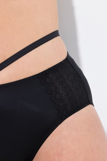Ulla Popken 836172 Boxerky Čierna - Nohavičky - 