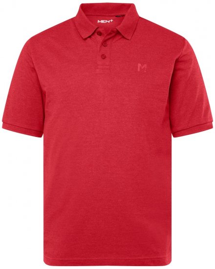 Men+ 256 Polokošeľa Červená - Polokošele - Polokošele 2XL-8XL