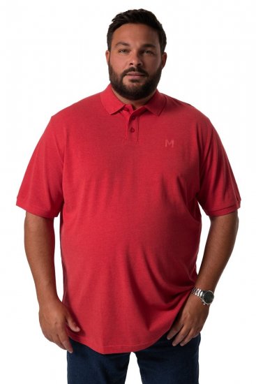 Men+ 256 Polokošeľa Červená - Polokošele - Polokošele 2XL-8XL