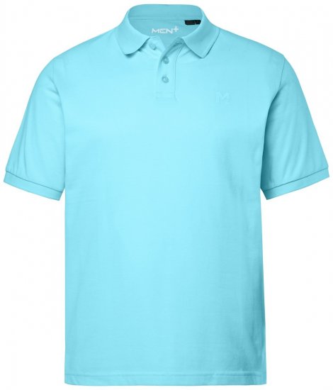 Men+ 256 Polokošeľa Svetlotyrkysová - Polokošele - Polokošele 2XL-8XL
