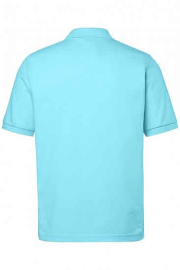 Men+ 256 Polokošeľa Svetlotyrkysová - Polokošele - Polokošele 2XL-8XL
