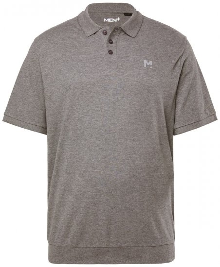 Men+ 264 Polokošeľa bellyfit Sivý melír - Polokošele - Polokošele 2XL-8XL