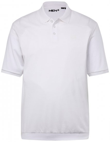 Men+ 264 Polokošeľa bellyfit Biela - Polokošele - Polokošele 2XL-8XL