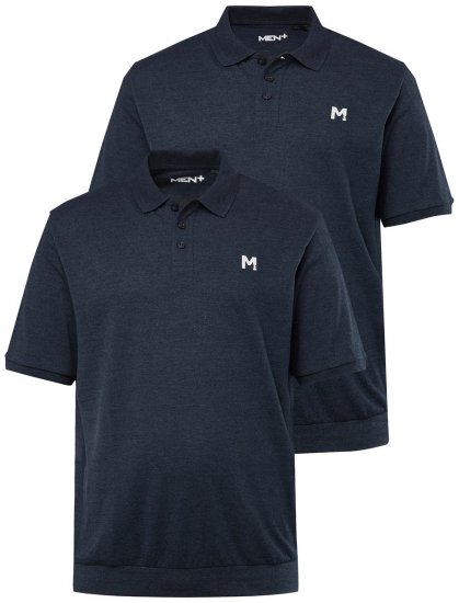 Men+ 266 Polokošeľa bellyfit Tmavomodrá 2 kusy - Polokošele - Polokošele 2XL-8XL