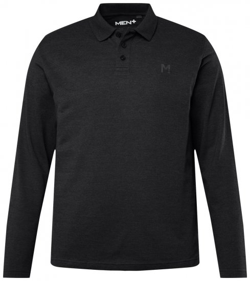 Men+ 270 Polokošeľa s dlhým rukávom Čierna - Polokošele - Polokošele 2XL-8XL