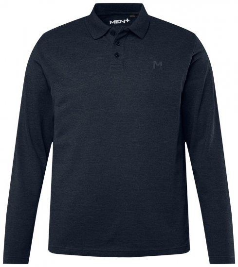 Men+ 270 Polokošeľa s dlhým rukávom Tmavomodrá - Polokošele - Polokošele 2XL-8XL