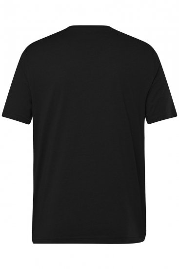 Men+ 276 Tričko okrúhly výstrih Čierna - Tričká - Nadrozmerné tričká - 2XL-14XL